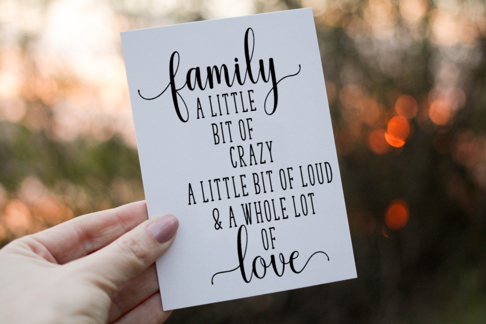 Family Inspirational Birthday Card, Friend Birthday Card